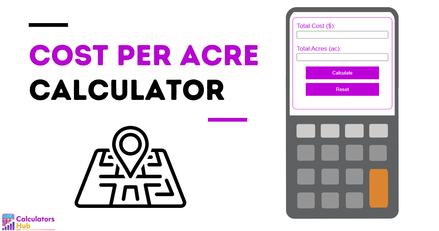 Cost Per Acre Calculator