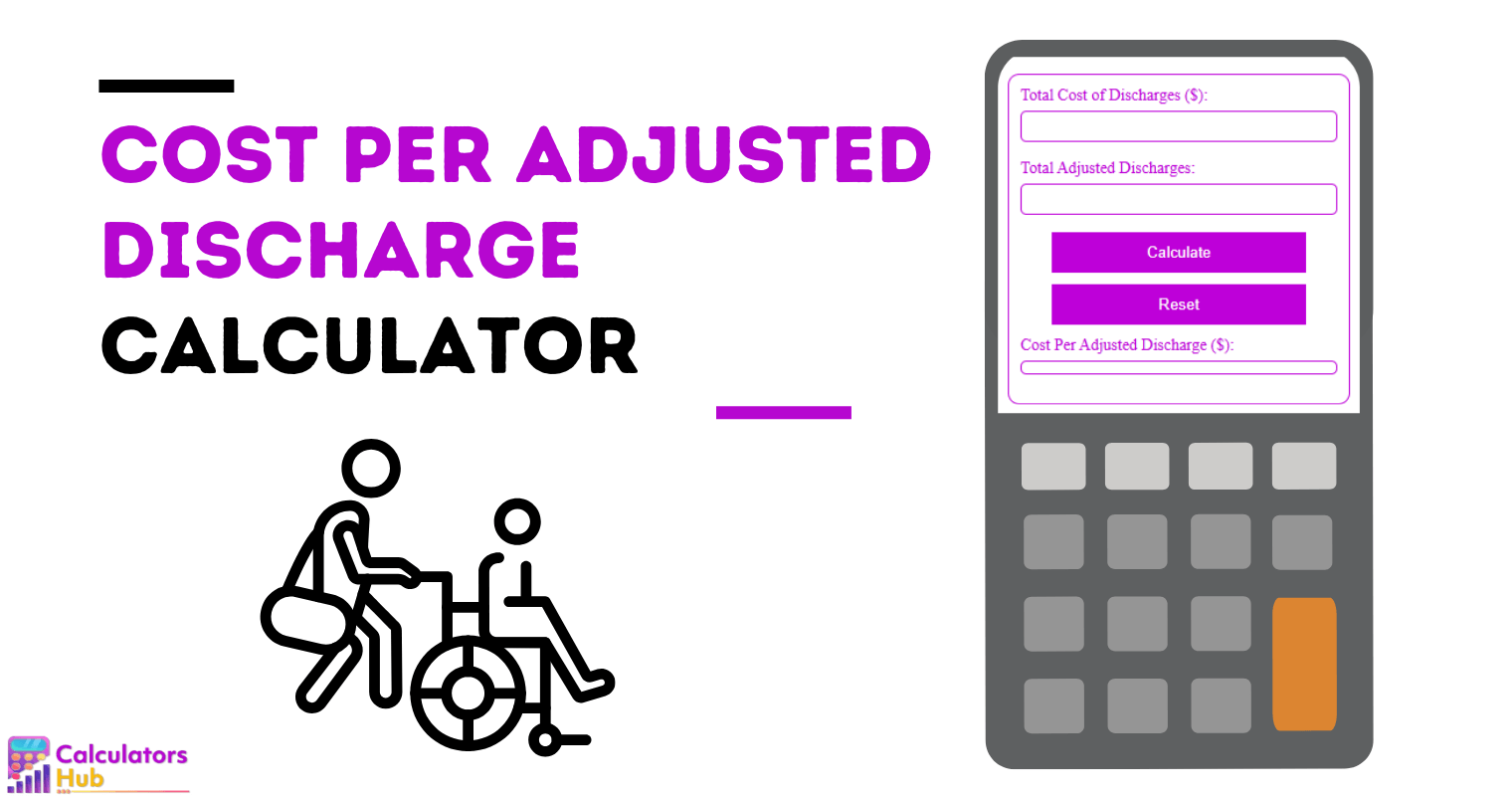 Cost Per Adjusted Discharge Calculator