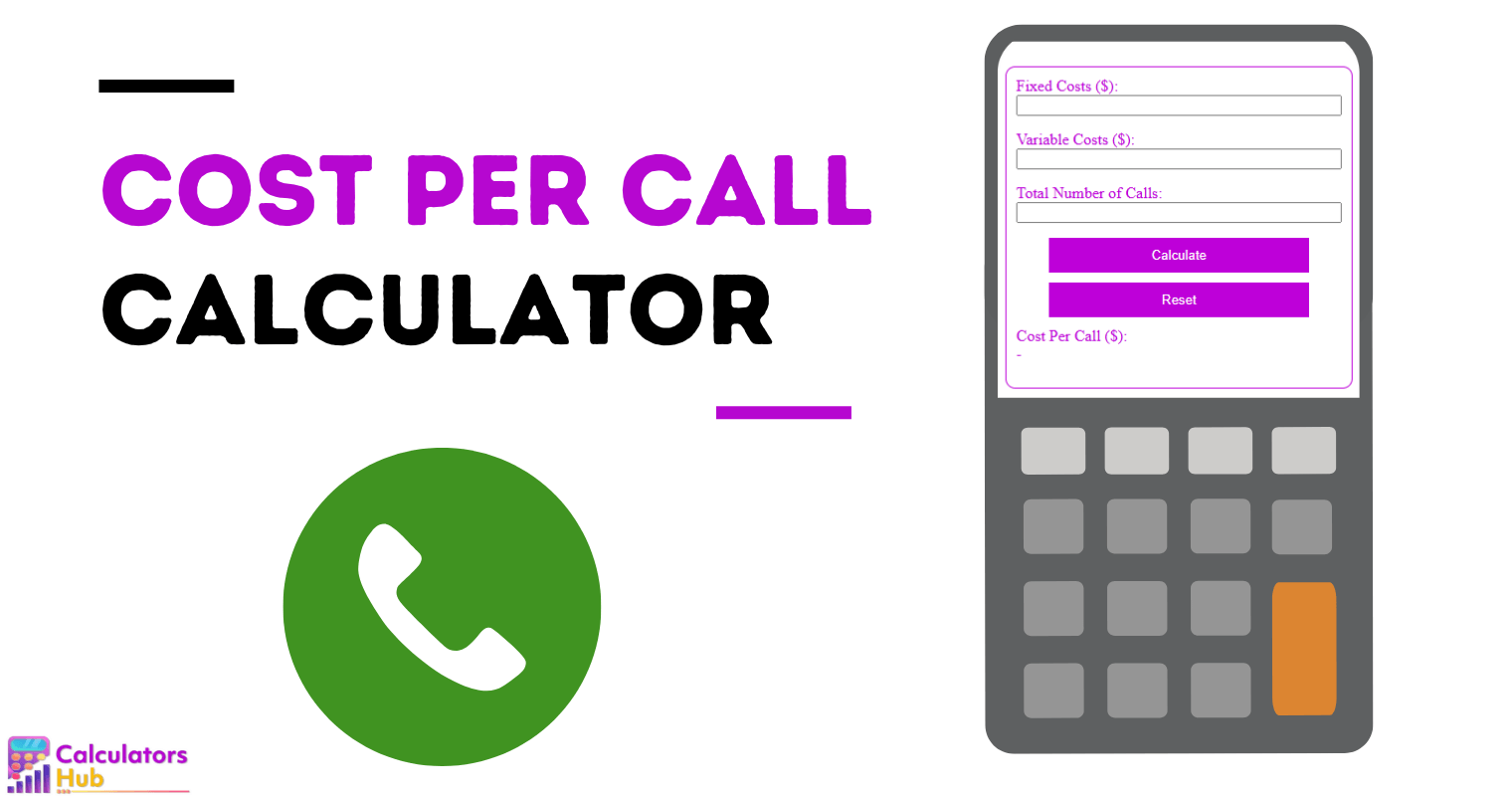 Cost Per Call Calculator