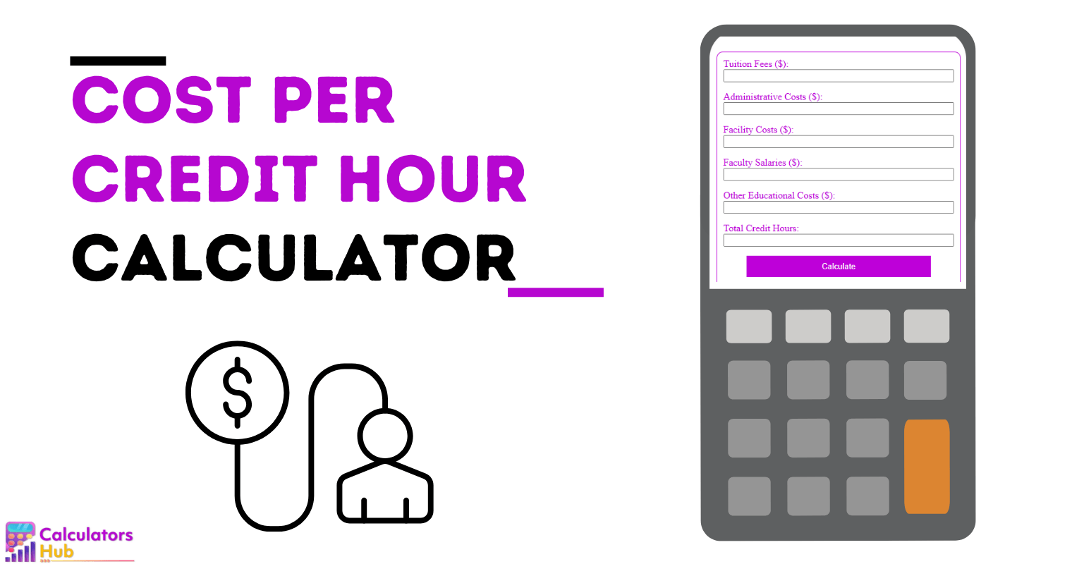 Cost Per Credit Hour Calculator