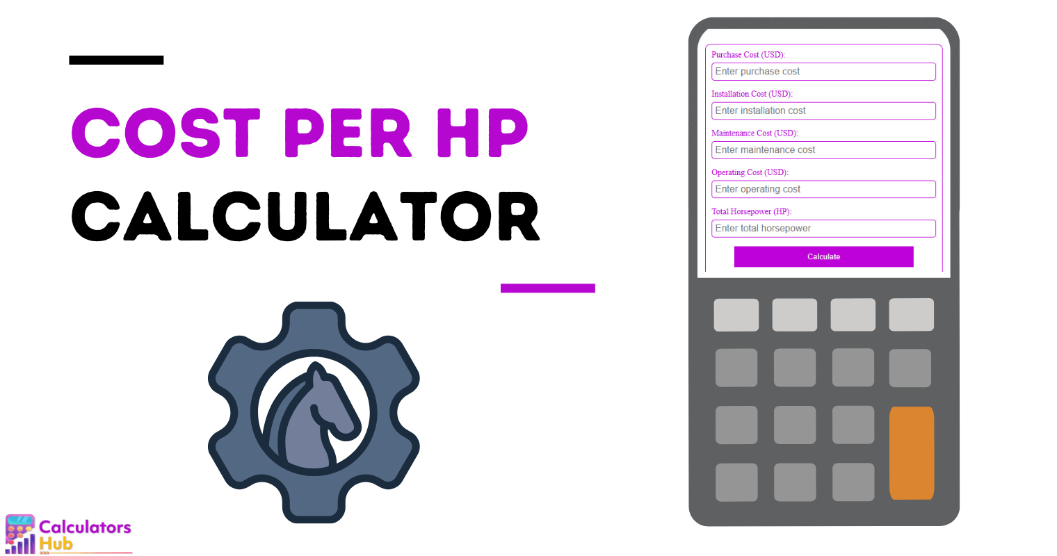 Kosten per pk-calculator