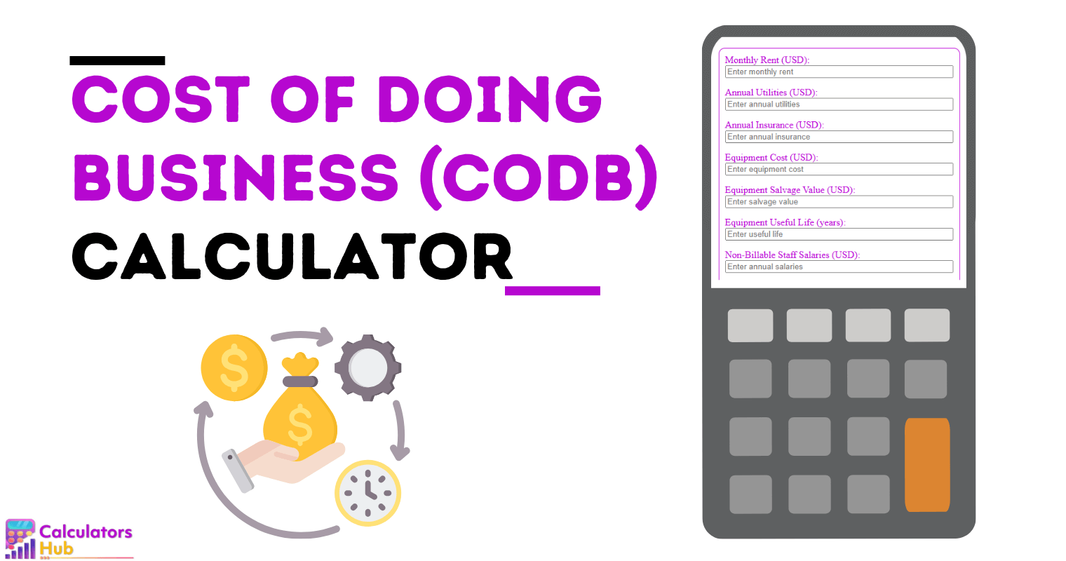 Cost of Doing Business (CODB) Calculator