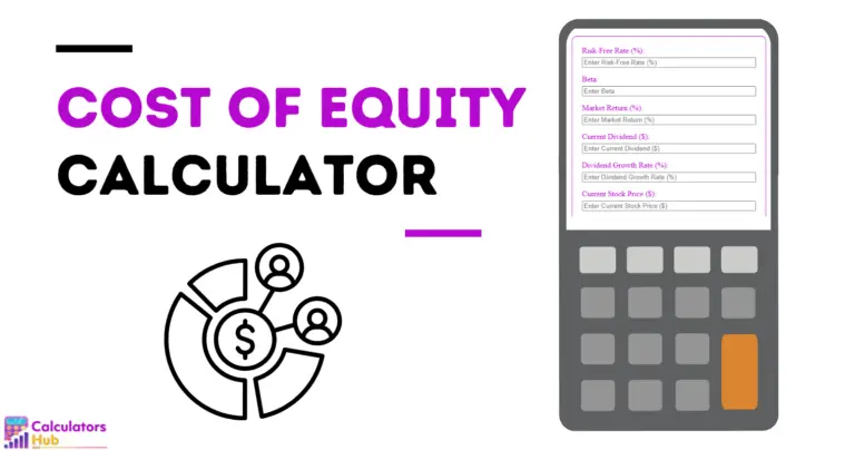 Calculateur du coût des capitaux propres