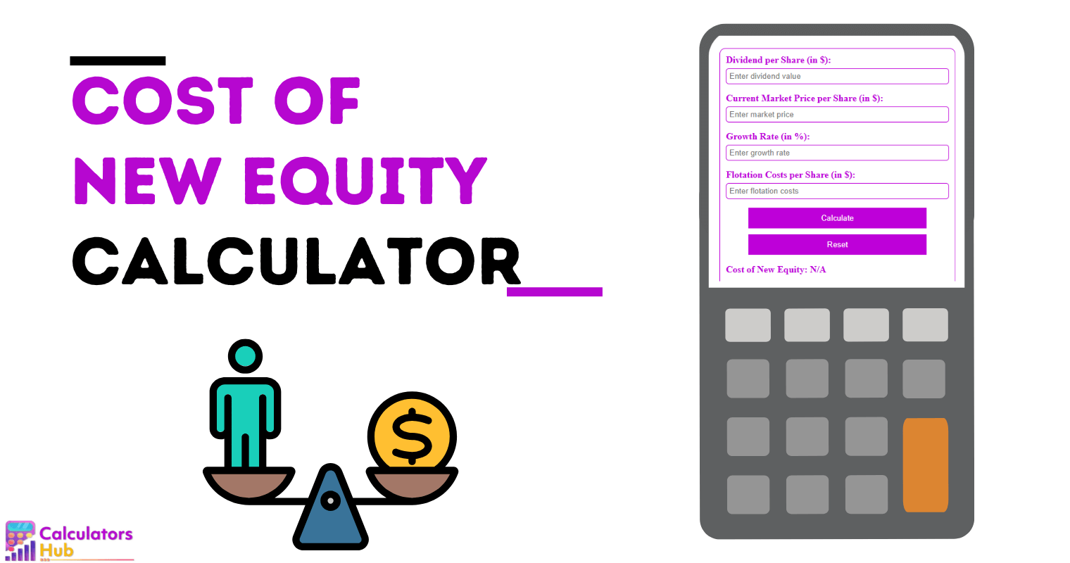 Cost of New Equity Calculator