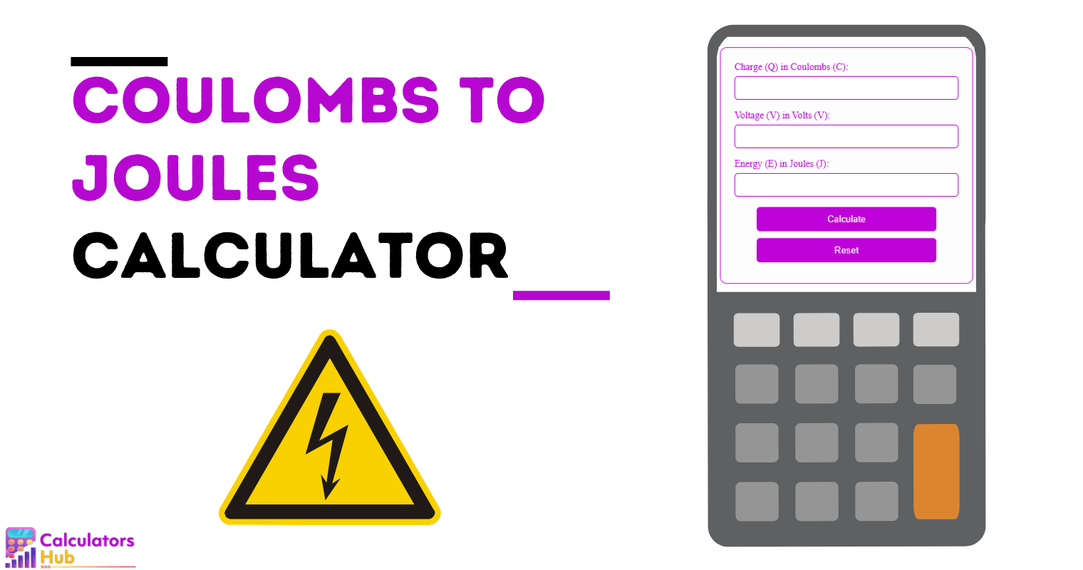 Calculatrice De Coulombs En Joules