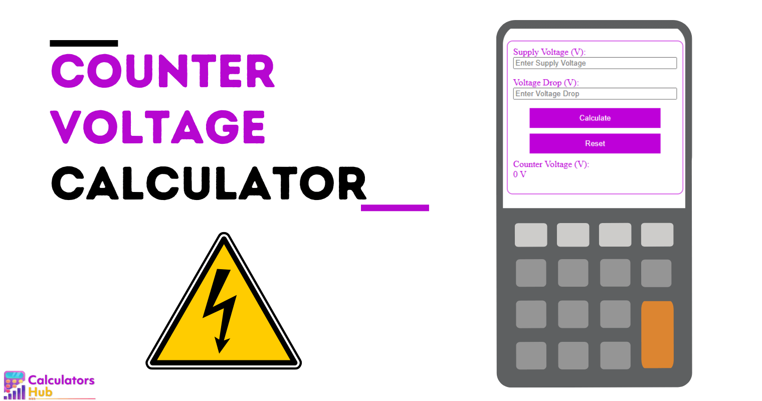 Calculateur de tension de compteur