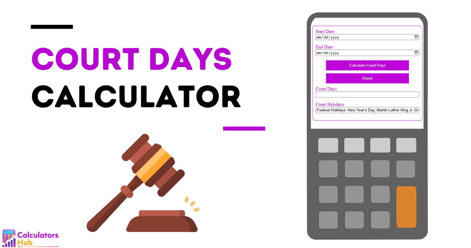 Court Days Calculator