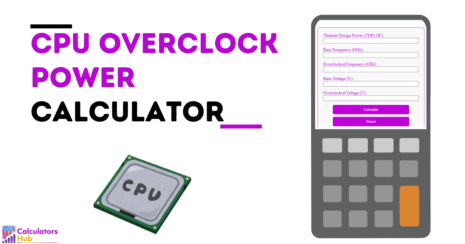 Cpu Overclock Power Calculator