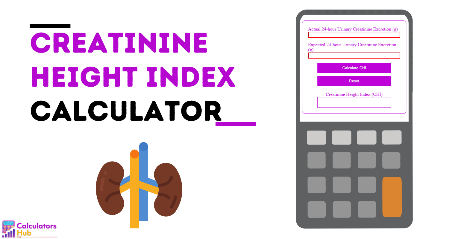 Creatinine Height Index Calculator