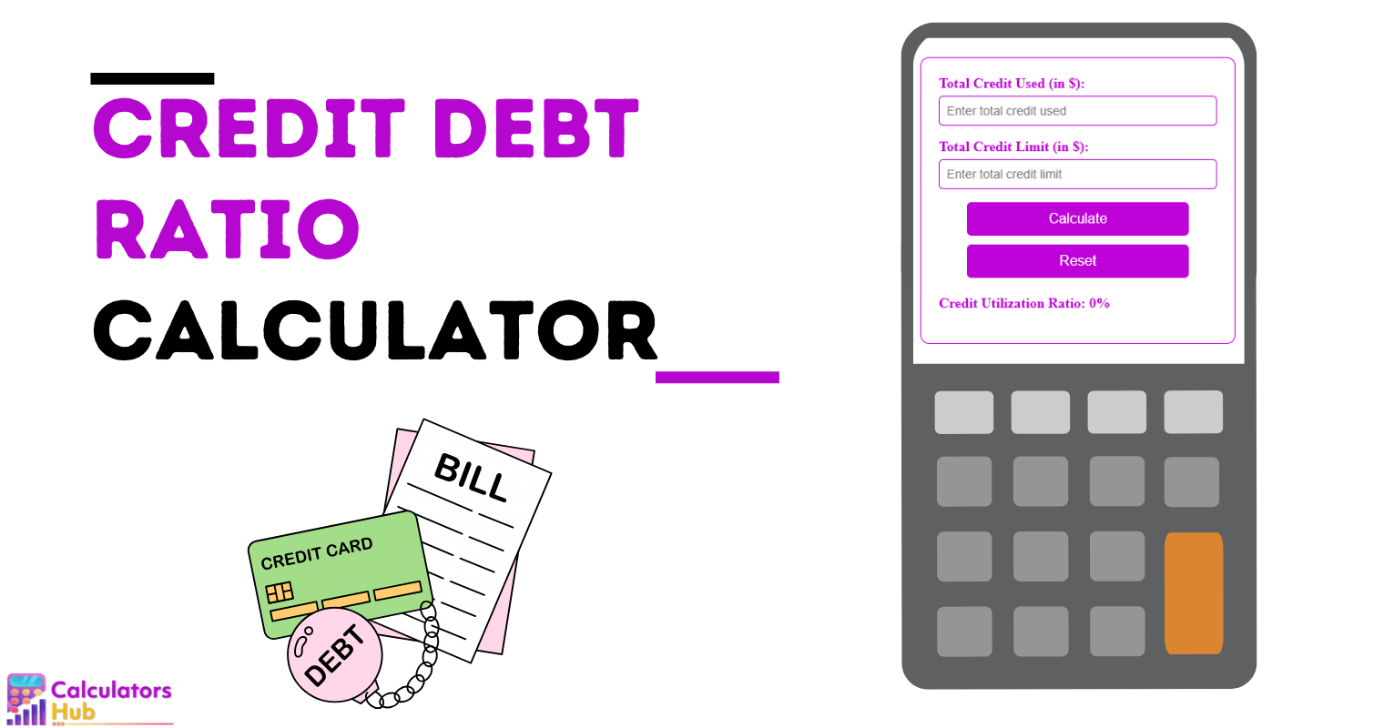 Credit Debt Ratio Calculator