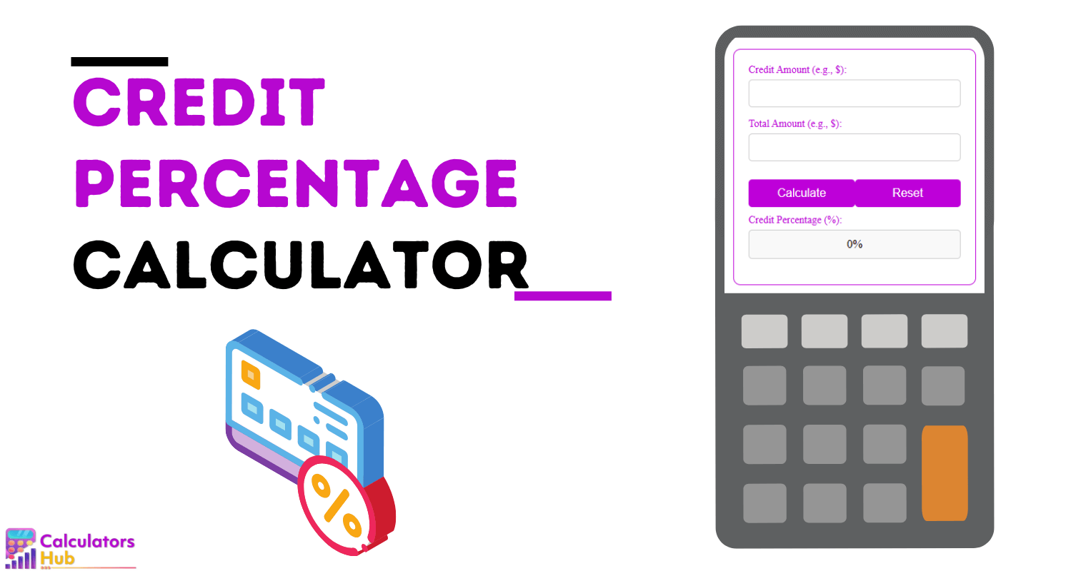 Credit Percentage Calculator