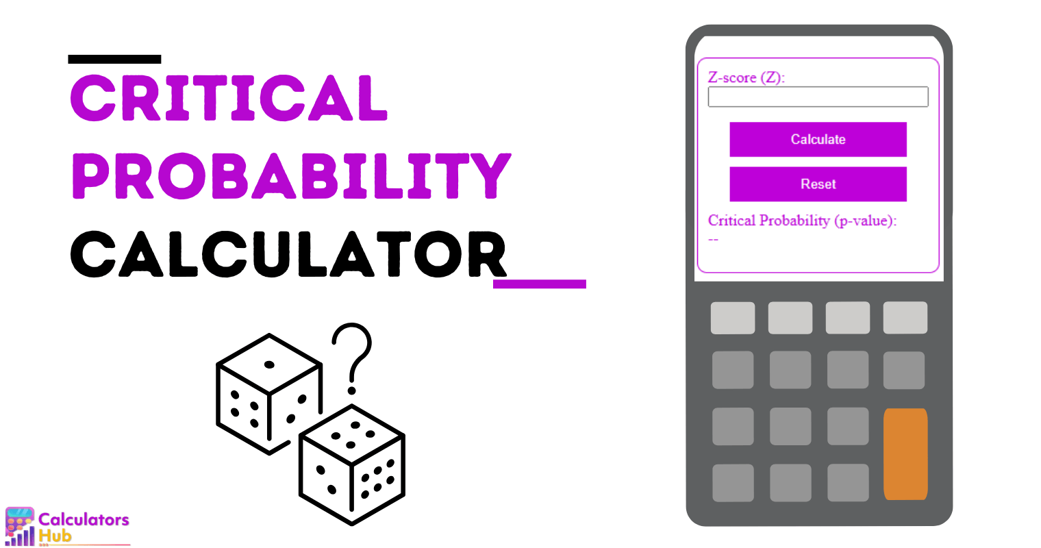 Calculadora de probabilidad crítica