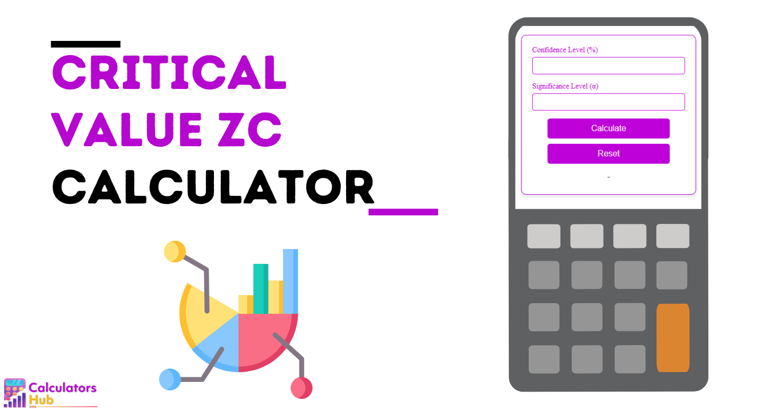 Calculadora de valor crítico Zc