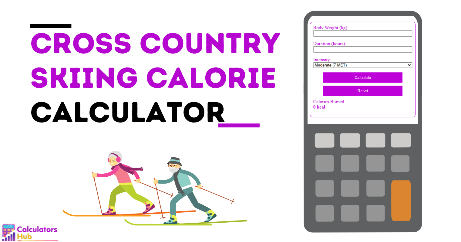 Cross Country Skiing Calorie Calculator