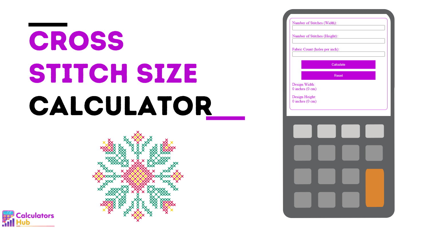 Cross Stitch Size Calculator