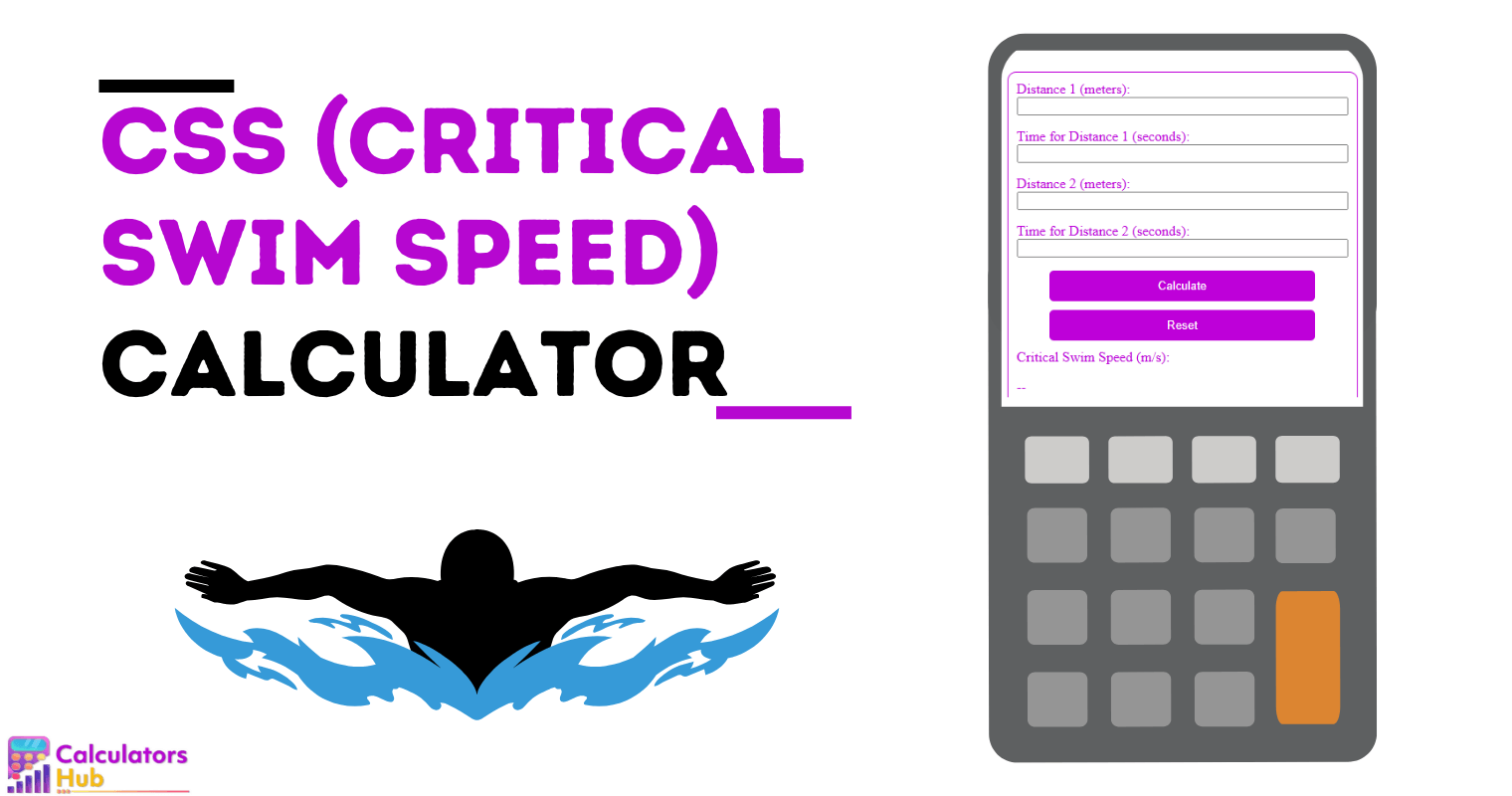 Css (Critical Swim Speed) Calculator