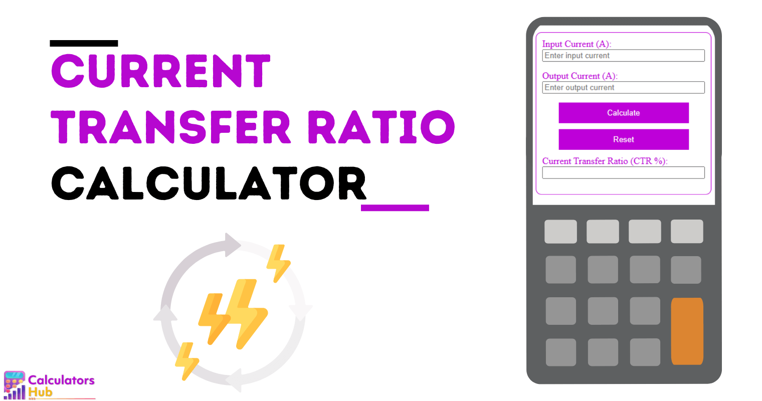 Current Transfer Ratio Calculator