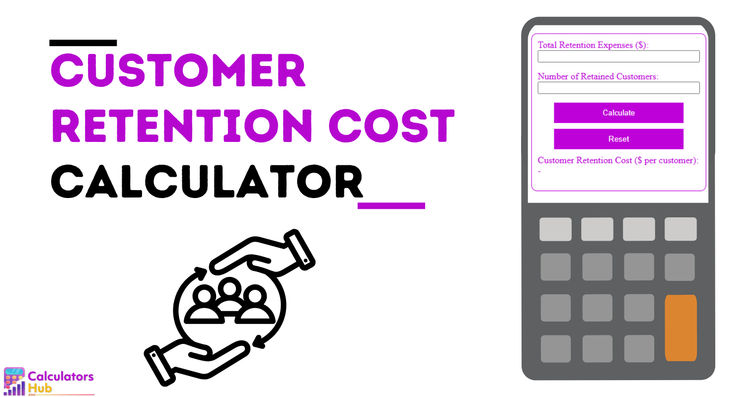 Customer Retention Cost Calculator