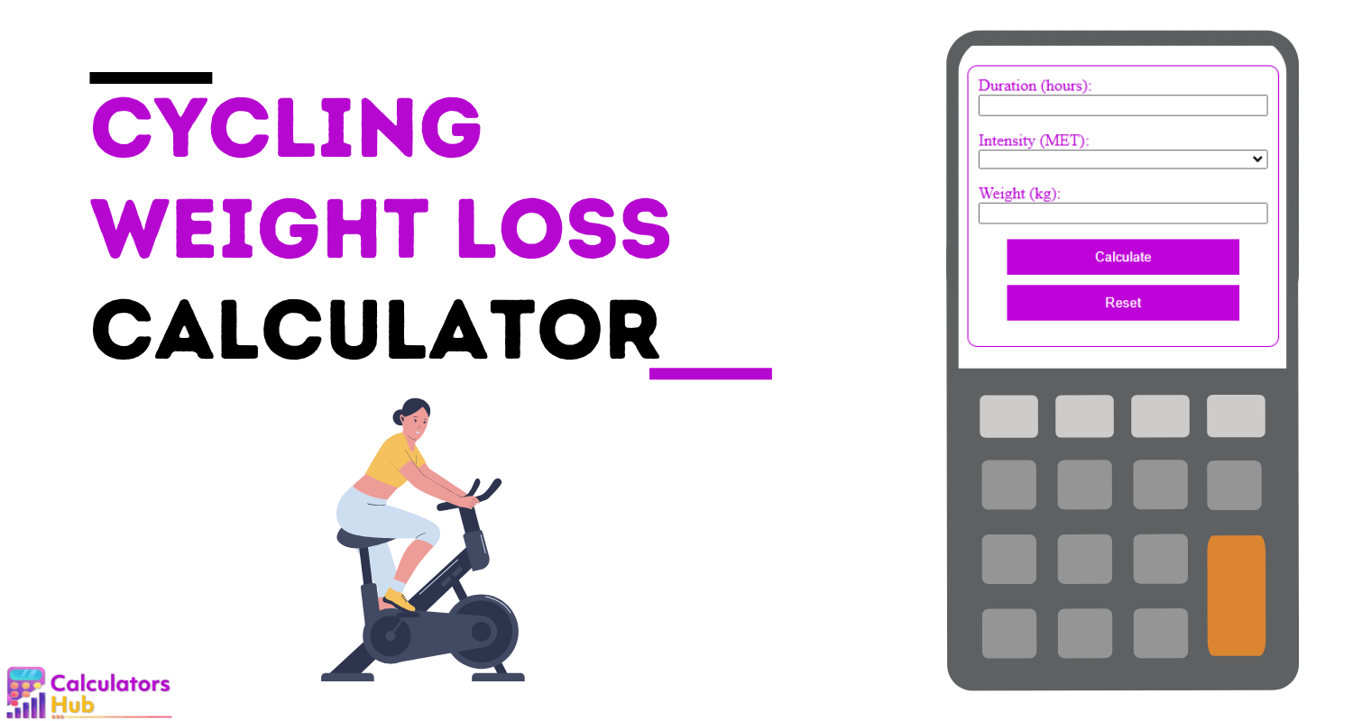 Cycling Weight Loss Calculator