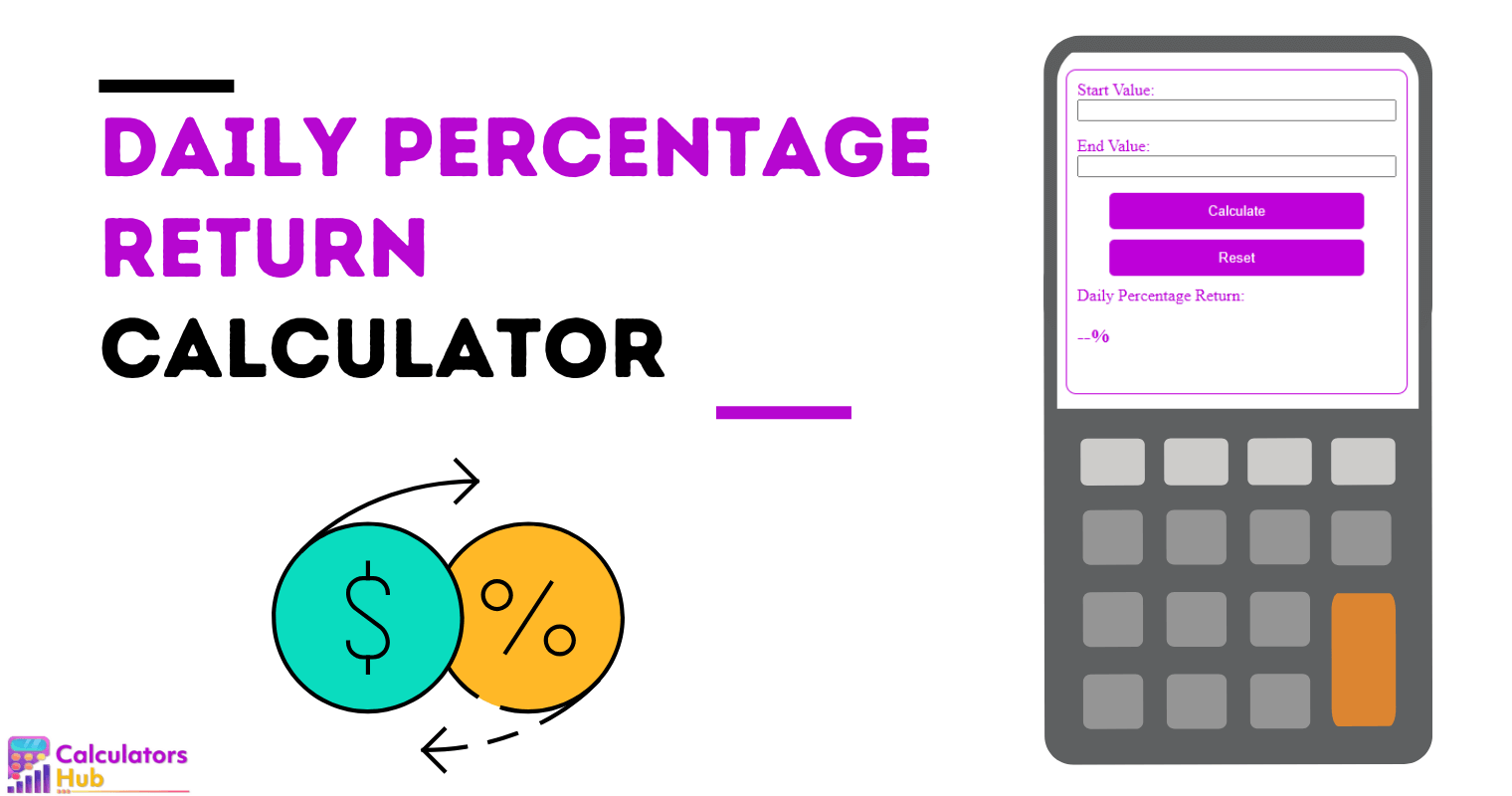 Daily Percentage Return Calculator