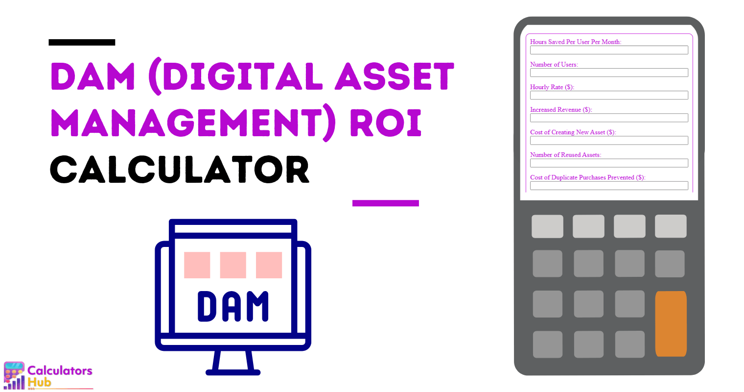 Dam (Digital Asset Management) Roi Calculator