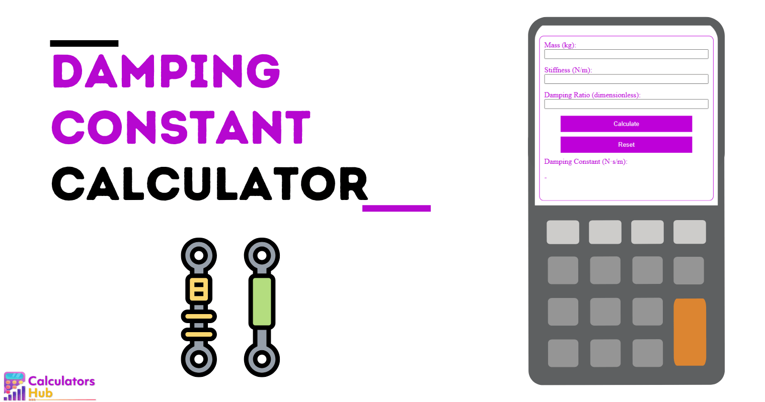 Damping Constant Calculator