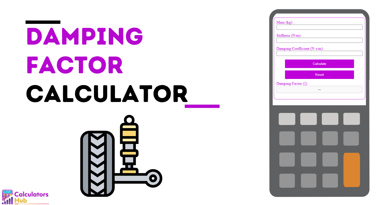 Damping Factor Calculator