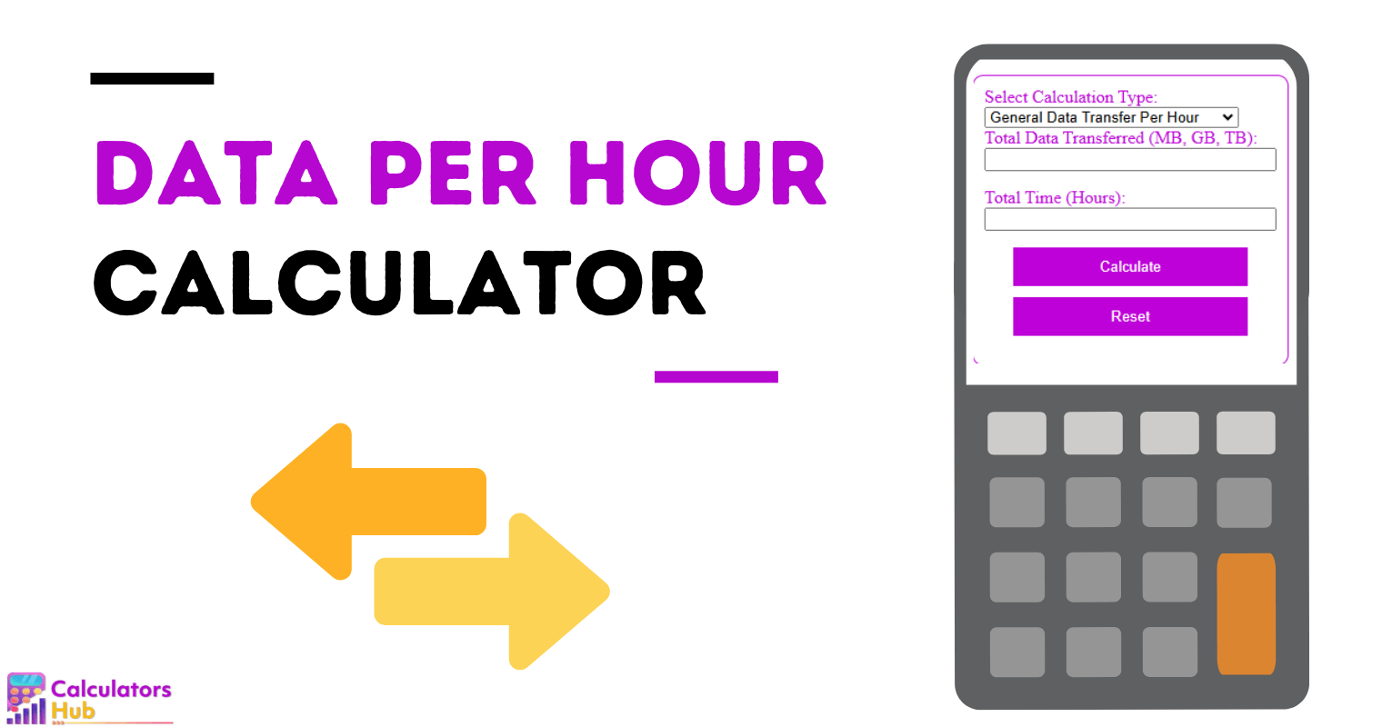 Data Per Hour Calculator