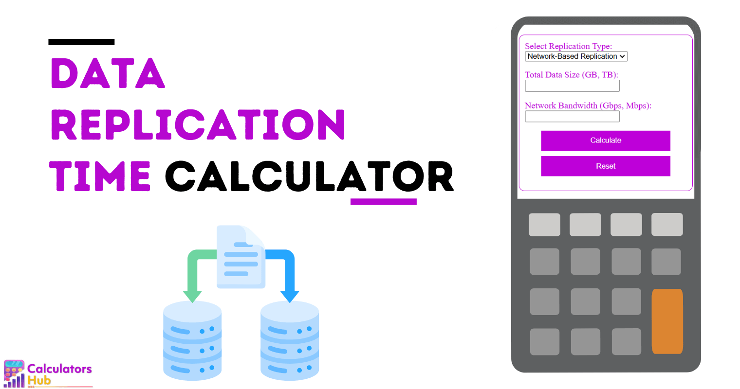 Data Replication Time Calculator