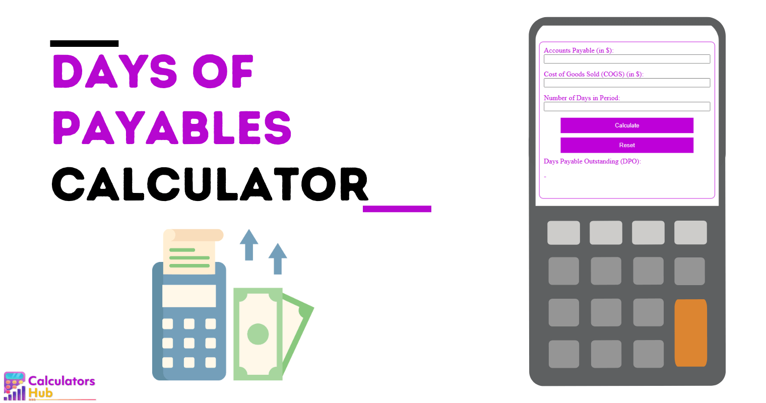 Days Of Payables Calculator