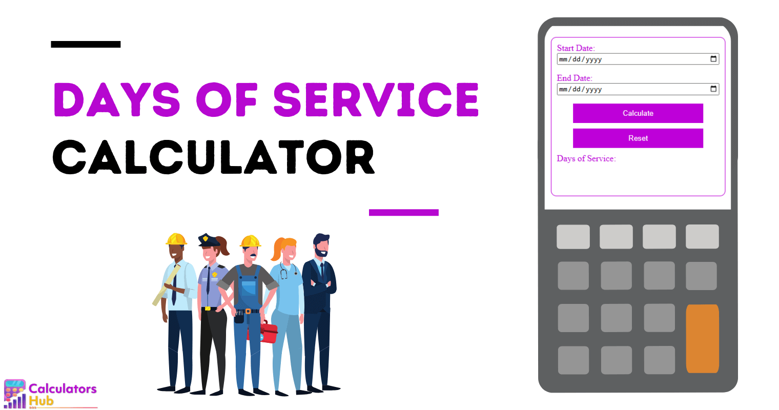 Days of Service Calculator