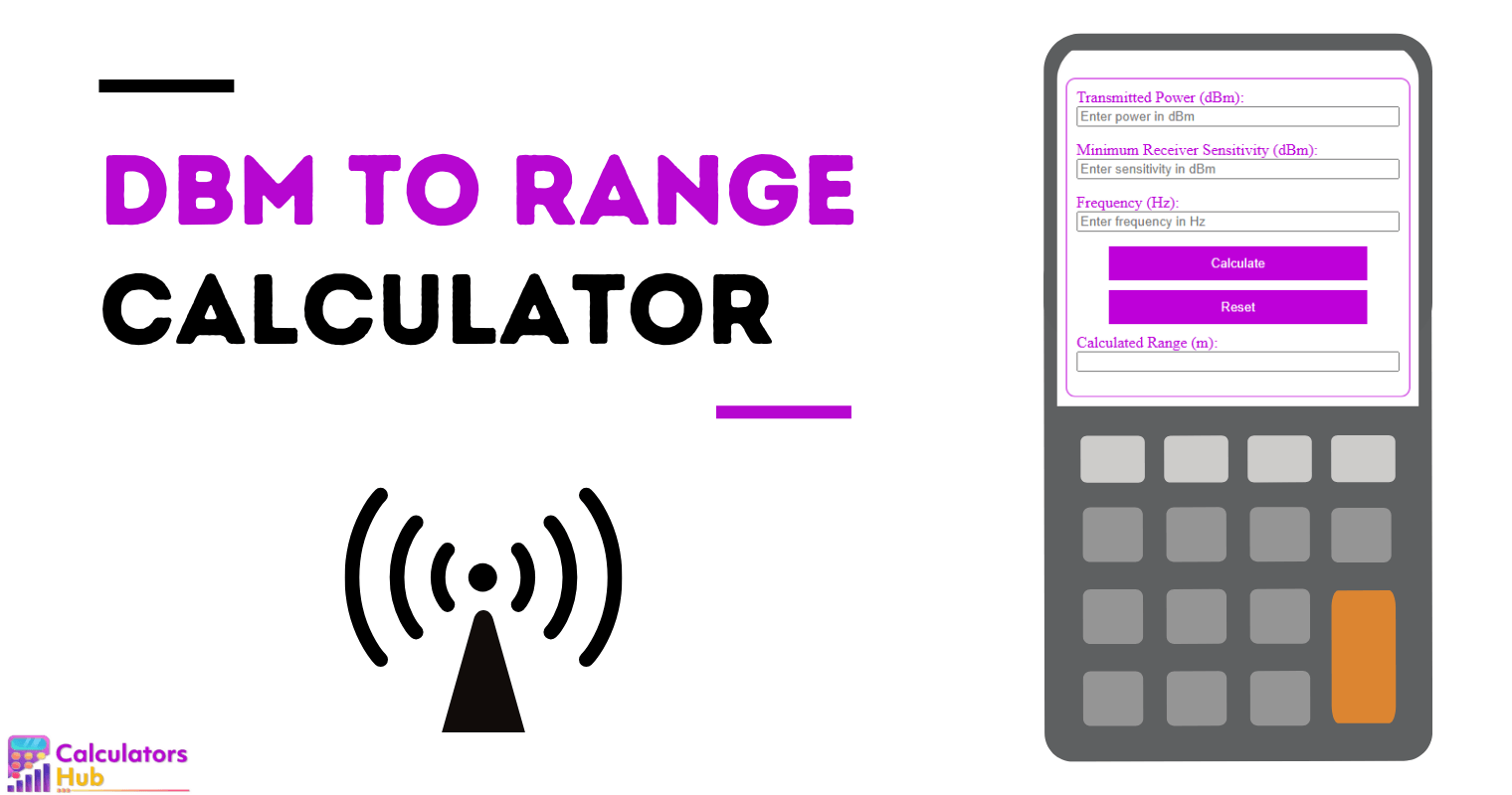 Dbm To Range Calculator