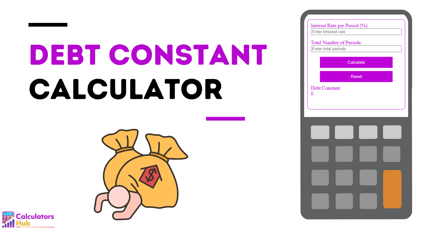 Calculateur de constante de dette