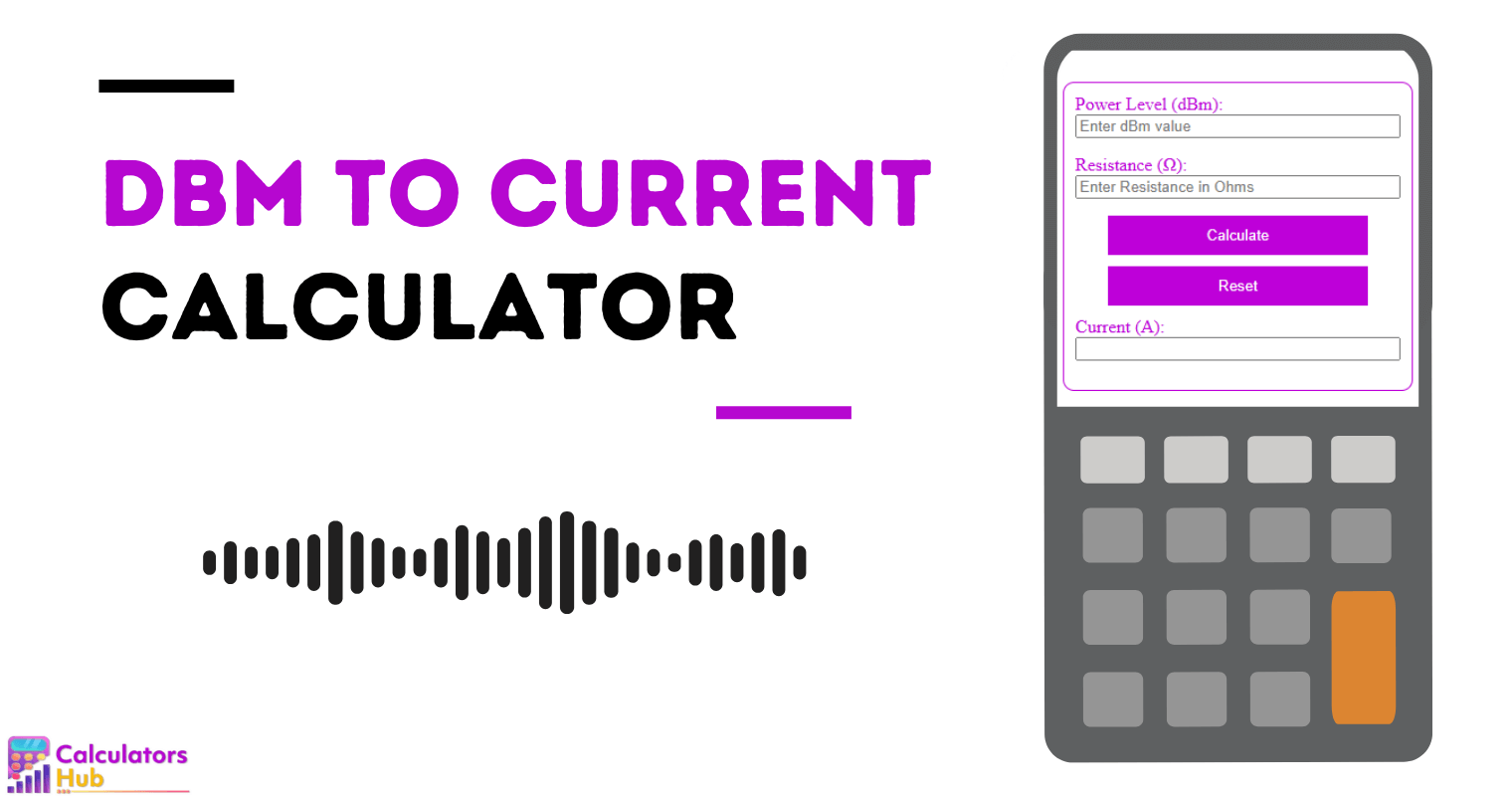 dBm to Current Calculator