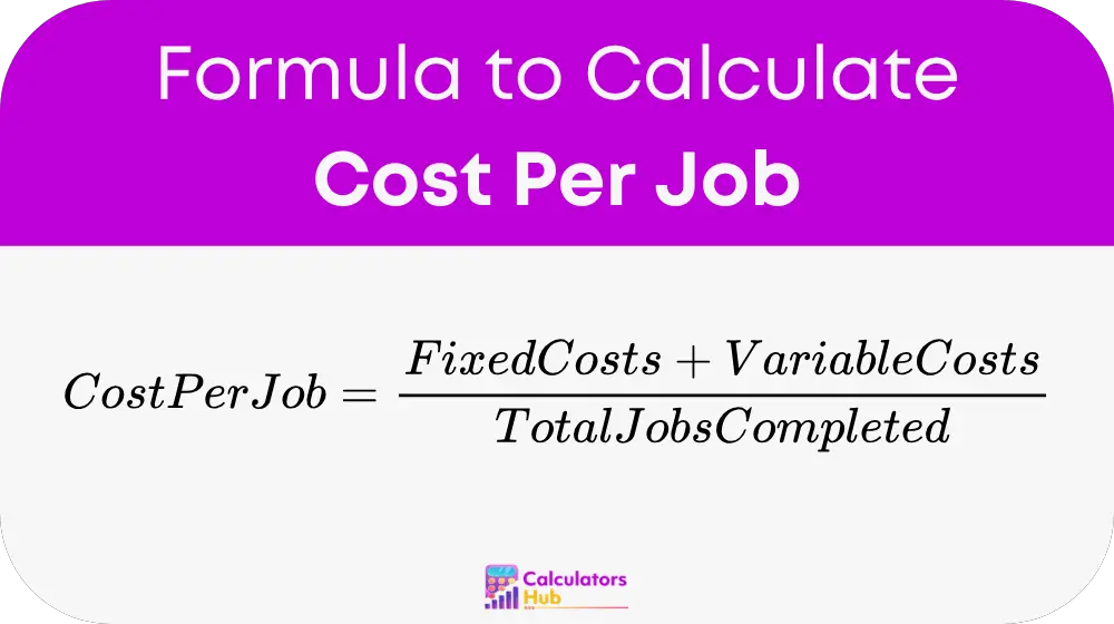 Cost Per Job