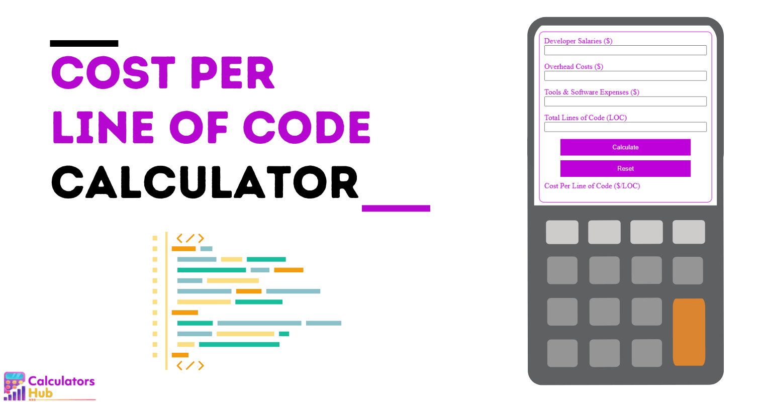 Calculadora de costo por línea de código