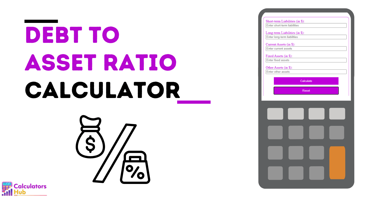 Calculatrice du ratio dette/actif