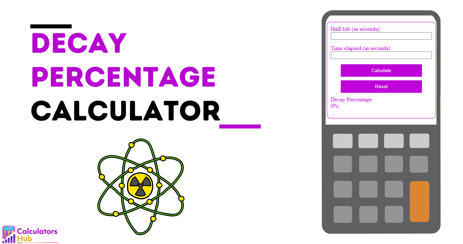 Decay Percentage Calculator