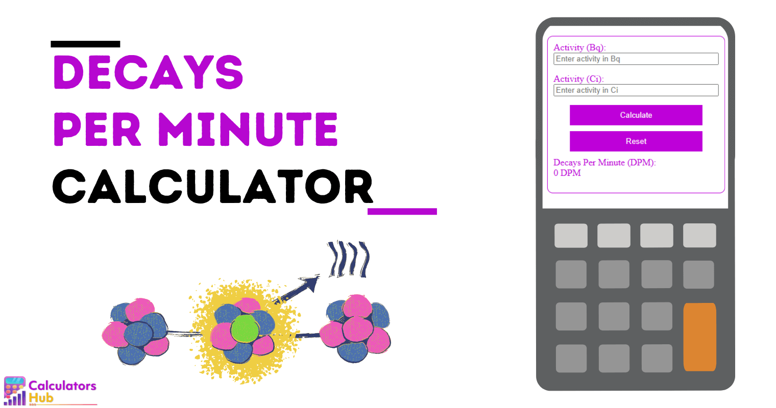 Decays Per Minute Calculator