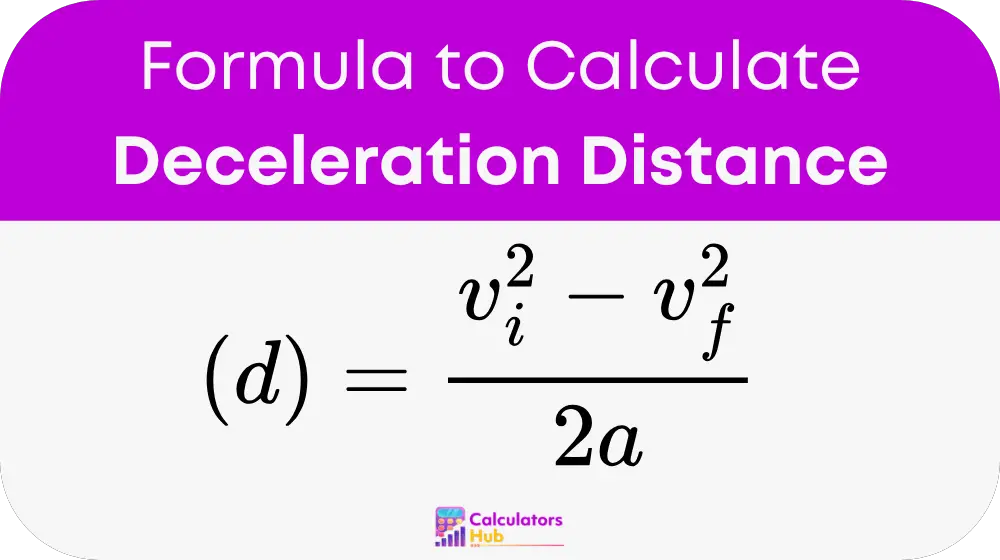 Deceleration Distance