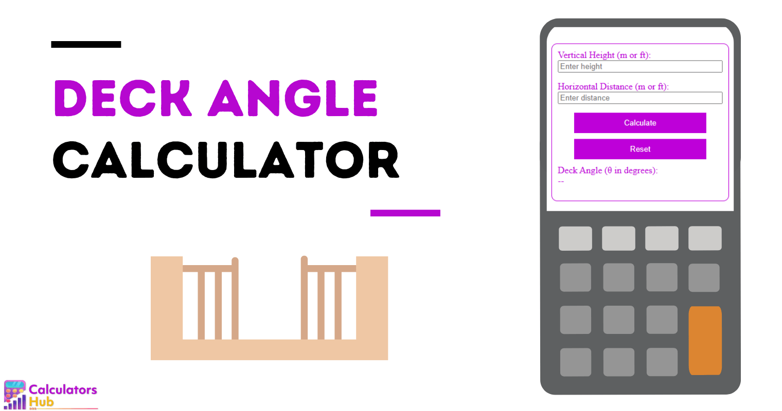 Deck Angle Calculator