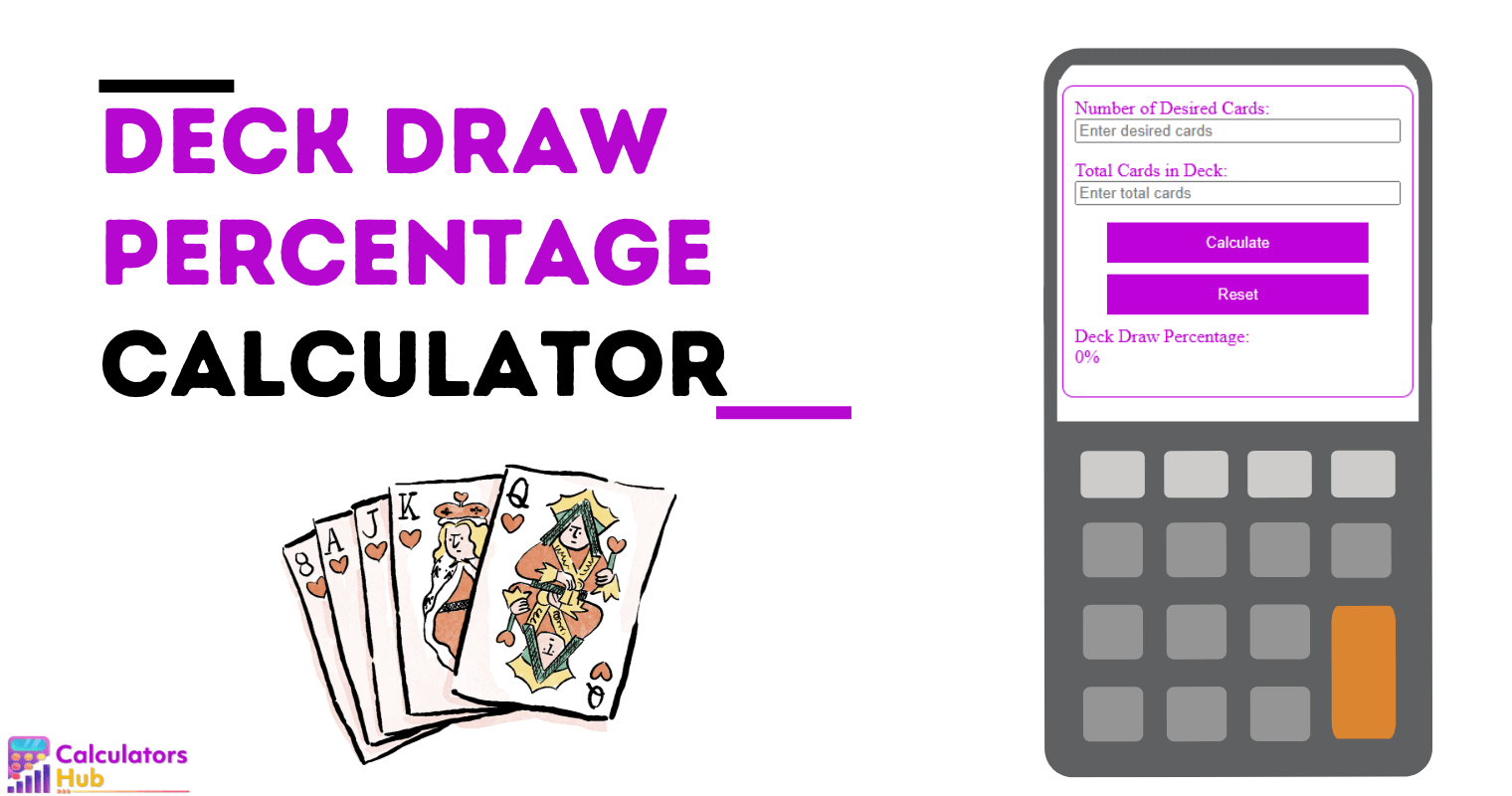 Deck Draw Percentage Calculator