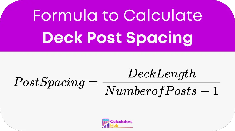 Deck Post Spacing