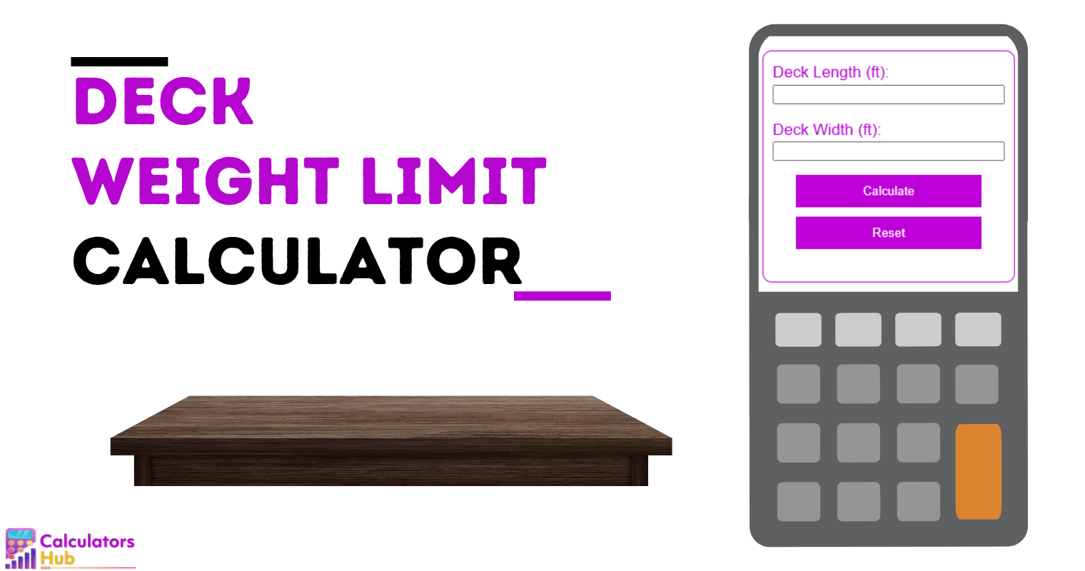 Deck Weight Limit Calculator