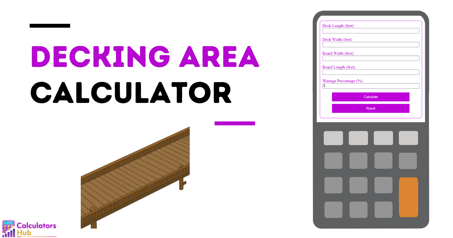 Decking Area Calculator