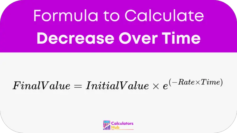Decrease Over Time Calculator decrease-over-time-calculator