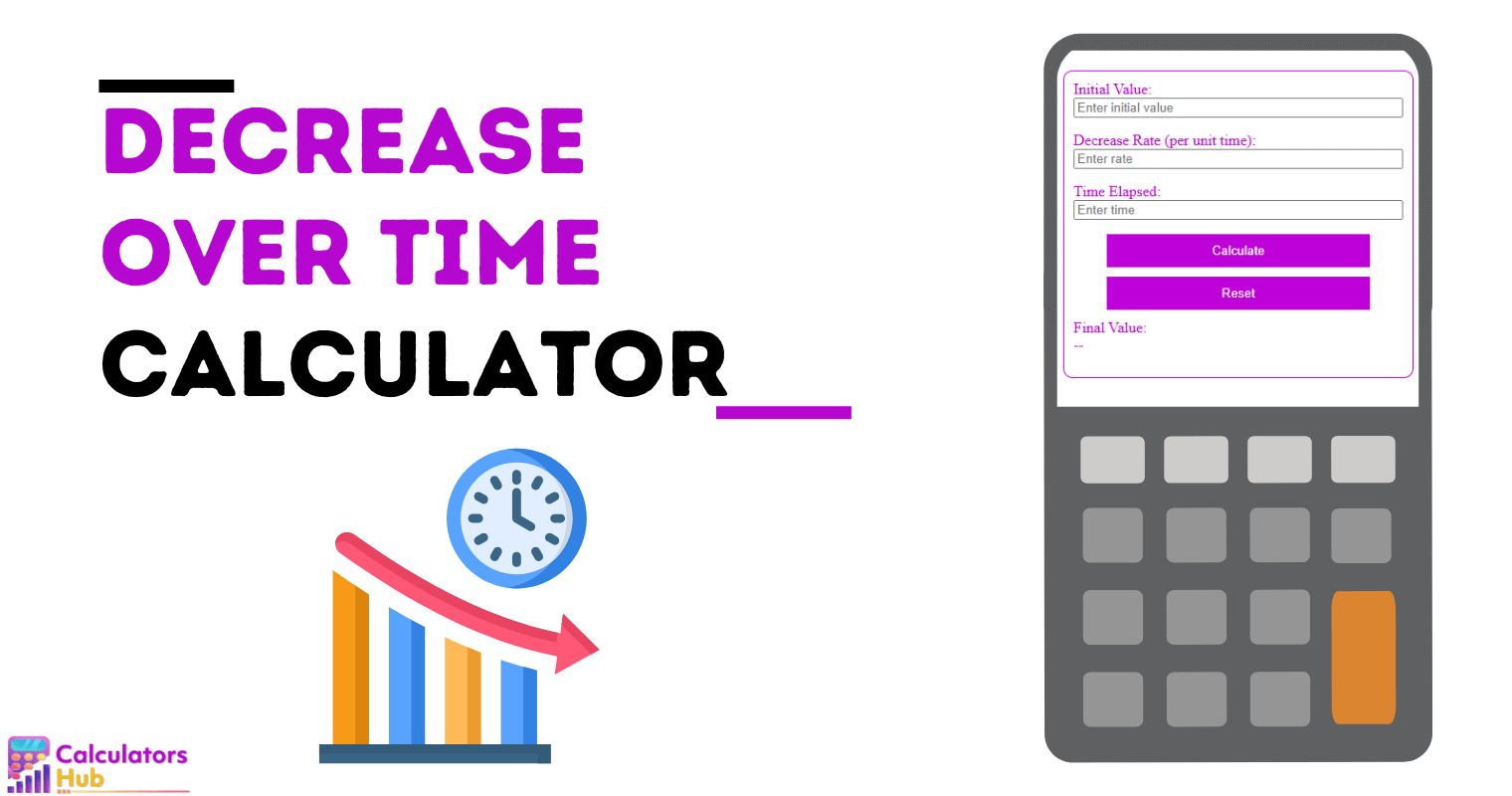 Calculateur de diminution au fil du temps