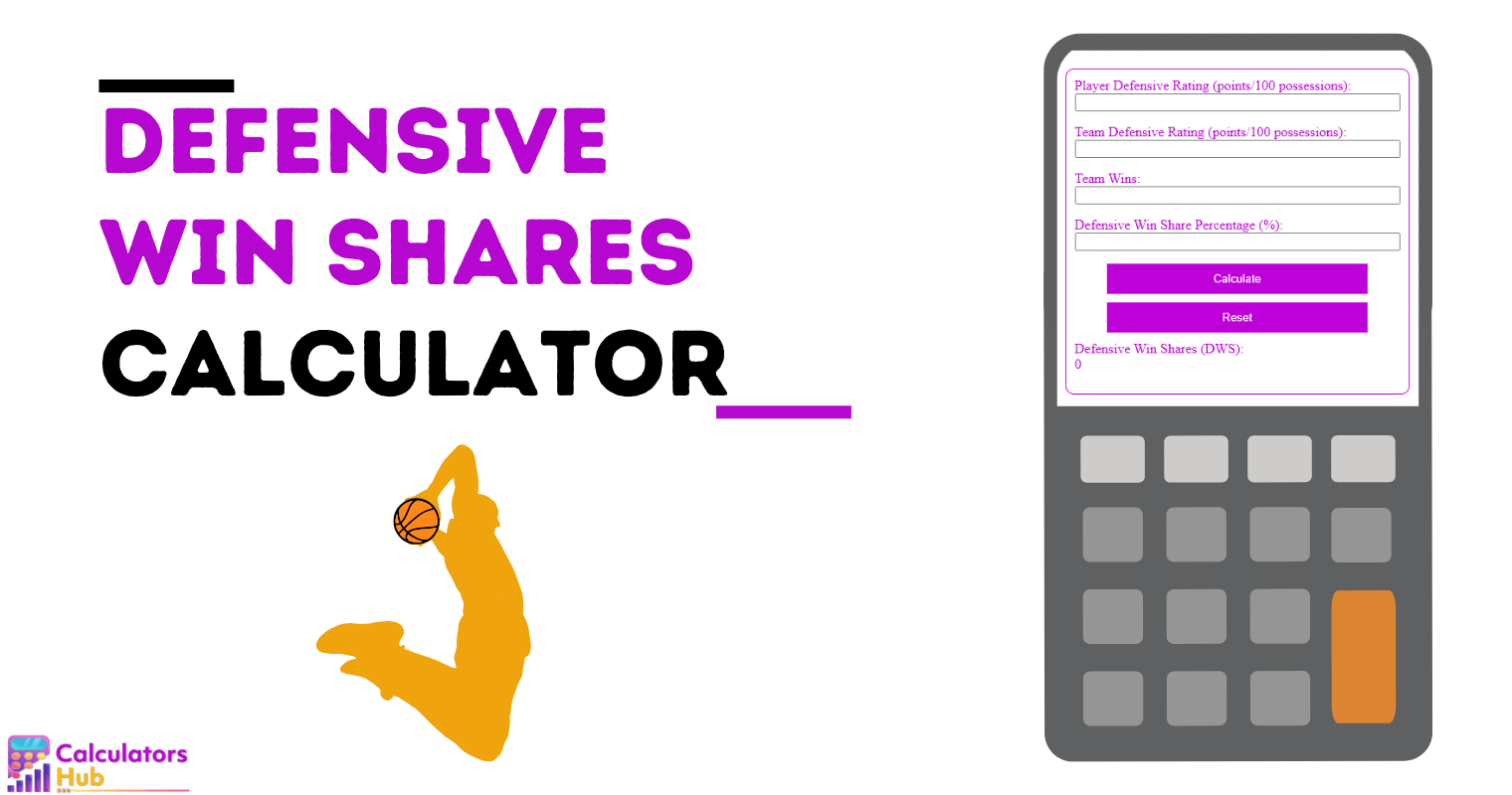 Defensive Win Shares Calculator