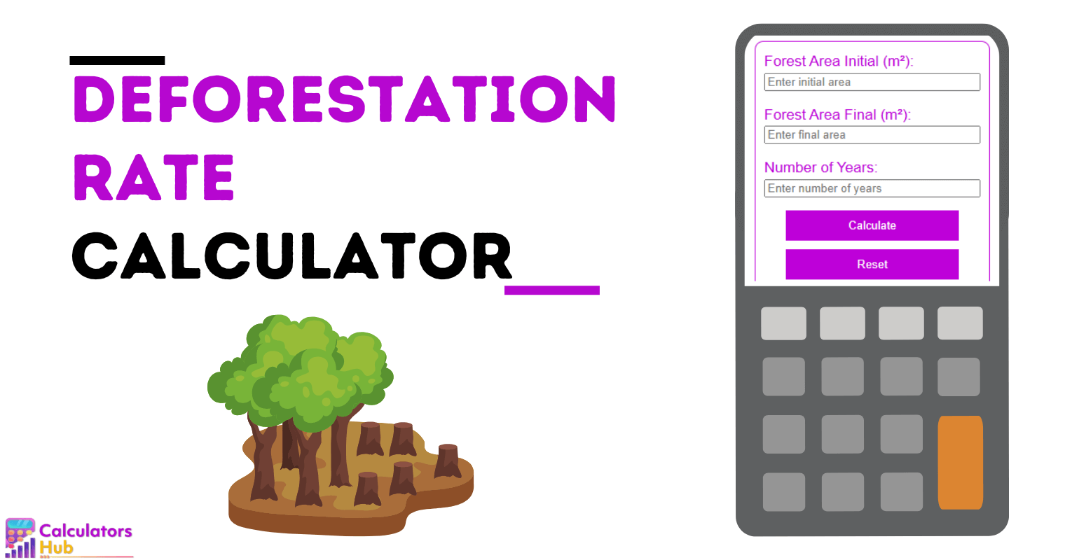 Deforestation Rate Calculator