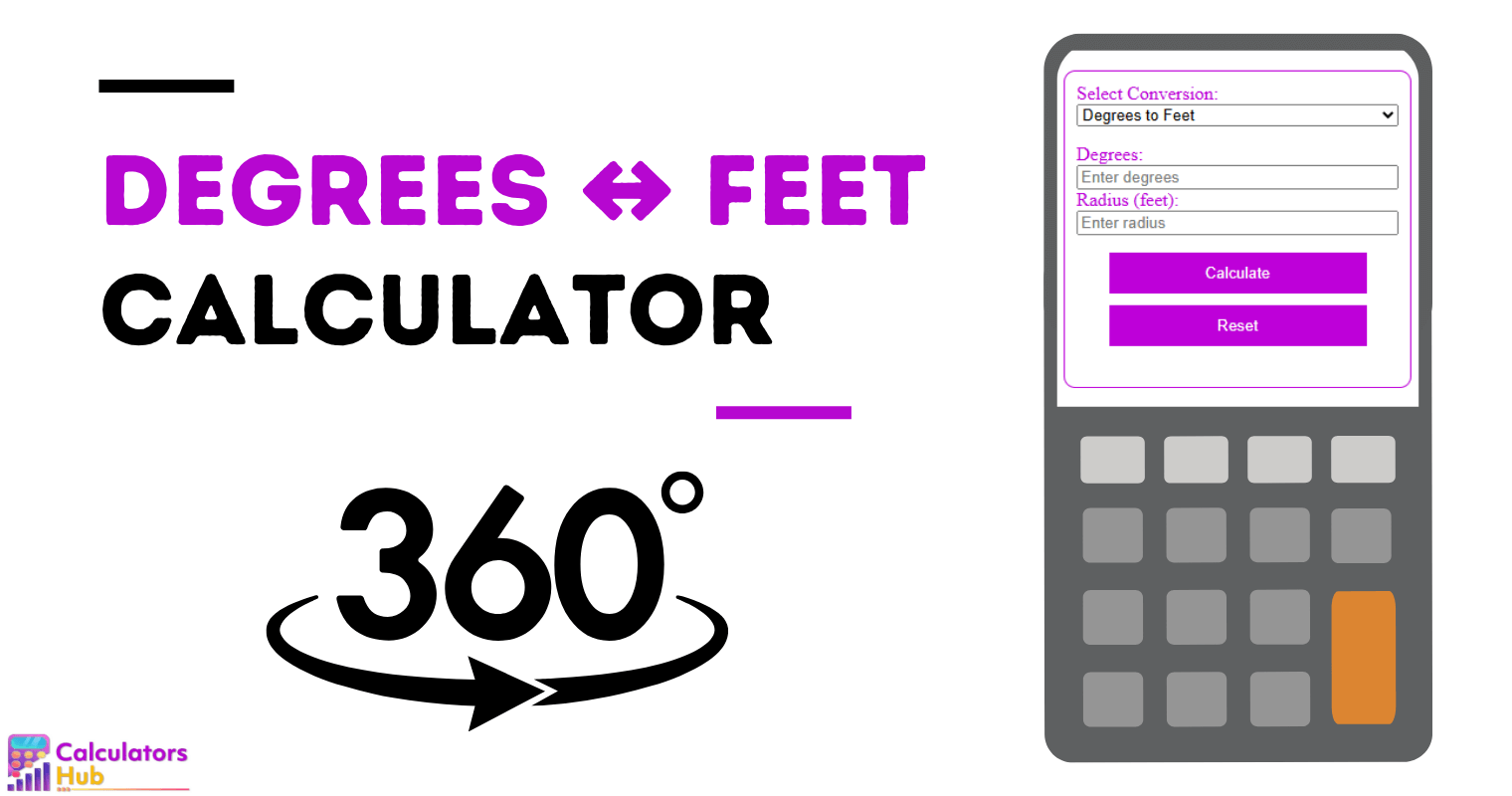 Calculadora de Graus ↔ Pés